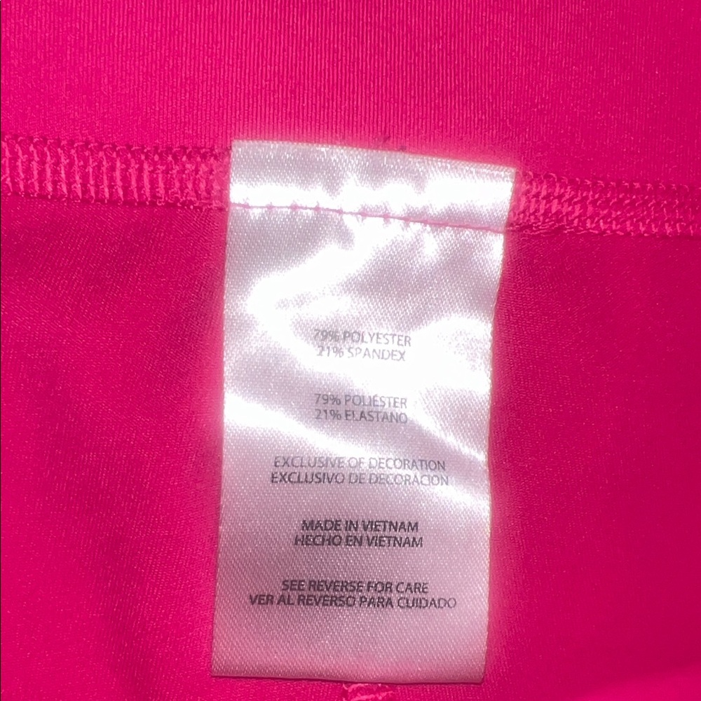 Gap Fit Women’s Large Bright Hot Pink High-Waist Leggings - Picture 7 of 10